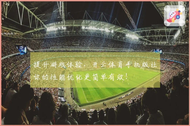 提升游戏体验，开云体育手机版让你的性能优化更简单有效！